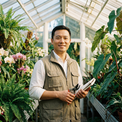 陈美娇植物学顾问陈建林