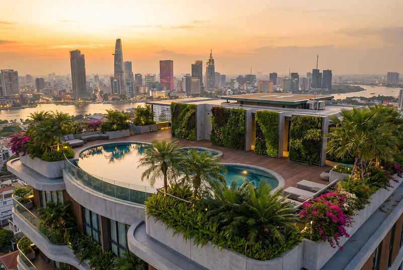 陈美娇空中花园植物视频